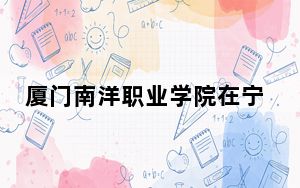 厦门南洋职业学院在宁夏招生计划和录取分数线是多少？2025宁夏考生参考
