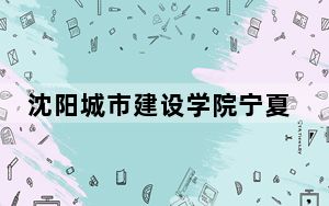 沈阳城市建设学院宁夏回族自治区录取分数线是多少？2025年宁夏考生参考