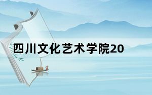 四川文化艺术学院2024年学费明细：每年20000元（供广东考生参考）