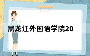 黑龙江外国语学院2024年录取最低分数线公布：广东考生2025年参考