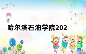 哈尔滨石油学院2024年在青海招生最低录取分数线和招生计划公布！