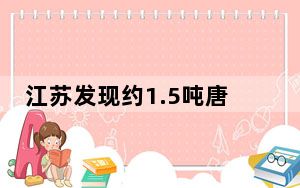 江苏发现约1.5吨唐宋钱币窖藏 背后真相令人震惊