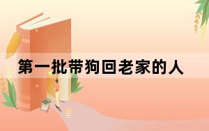 第一批带狗回老家的人已被狗遛疯 背后真相实在令人震惊