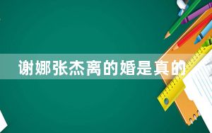 谢娜张杰离的婚是真的吗 这到底是怎么回事？