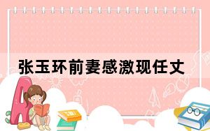 张玉环前妻感激现任丈夫 背后真相实在让人惊愕