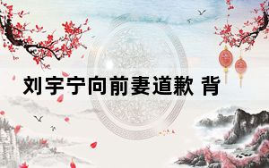 刘宇宁向前妻道歉 背后真相实在让人惊愕