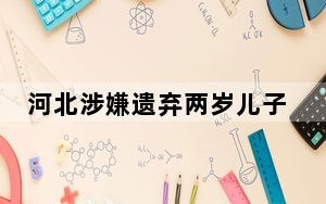 河北涉嫌遗弃两岁儿子的男子落网 背后真相令人震惊