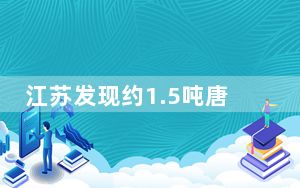江苏发现约1.5吨唐宋钱币窖藏 这到底是怎么回事？