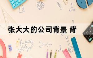 张大大的公司背景 背后真相让人感到惊讶