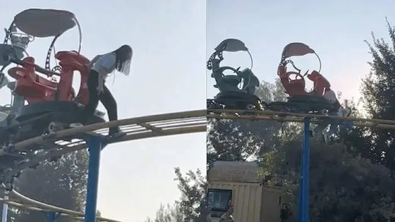 游乐设施故障 两女子逃离时险掉落 背后真相实在令人感到惊愕