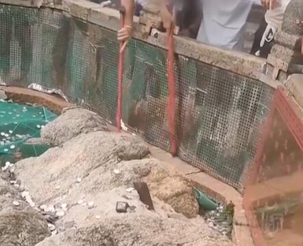 女子带孩子在景区捞许愿池硬币  背后真相实在令人感到惊愕