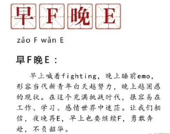 “早F晚E”热梗遭调侃 背后原因为何  背后真相实在令人感到惊愕
