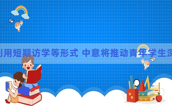 利用短期访学等形式 中意将推动青年学生深度交流